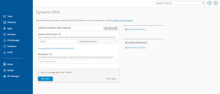 Membuat dns baru di cpanel