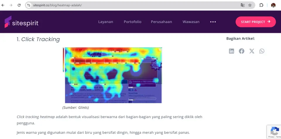 Penggunaan elemen visual dalam sebuah konten evergreen