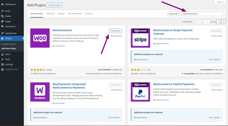 langkah-langkah pembuatan website toko online dengan WooCommerce