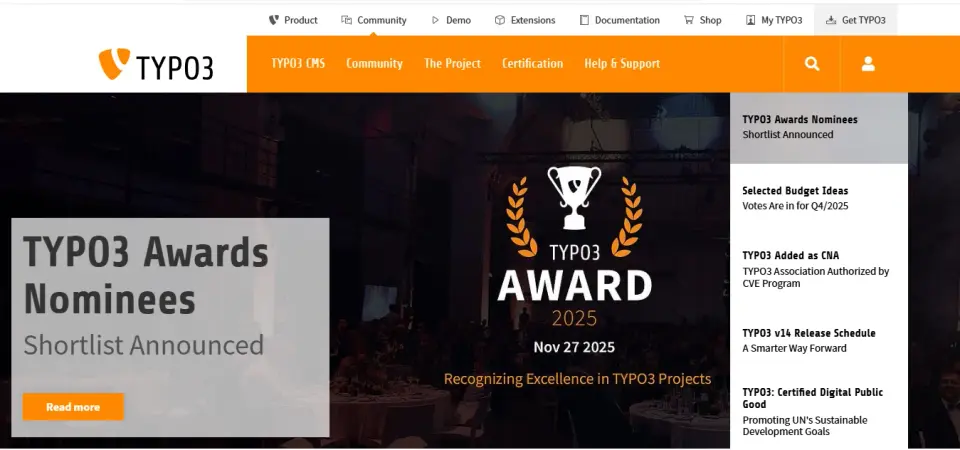 TYPO3 CMS