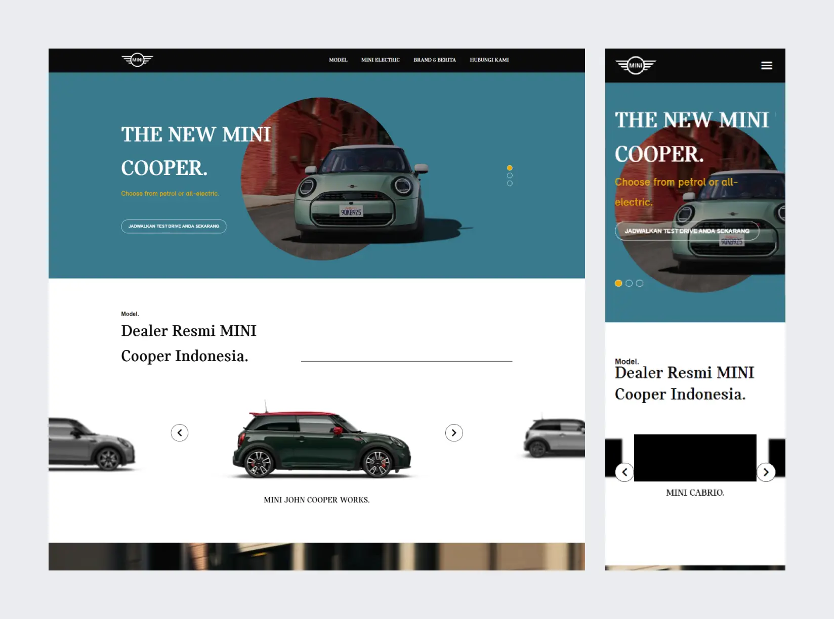 Jasa Pembuatan Website Sales Mobil 4 Plaza Mini Dealer