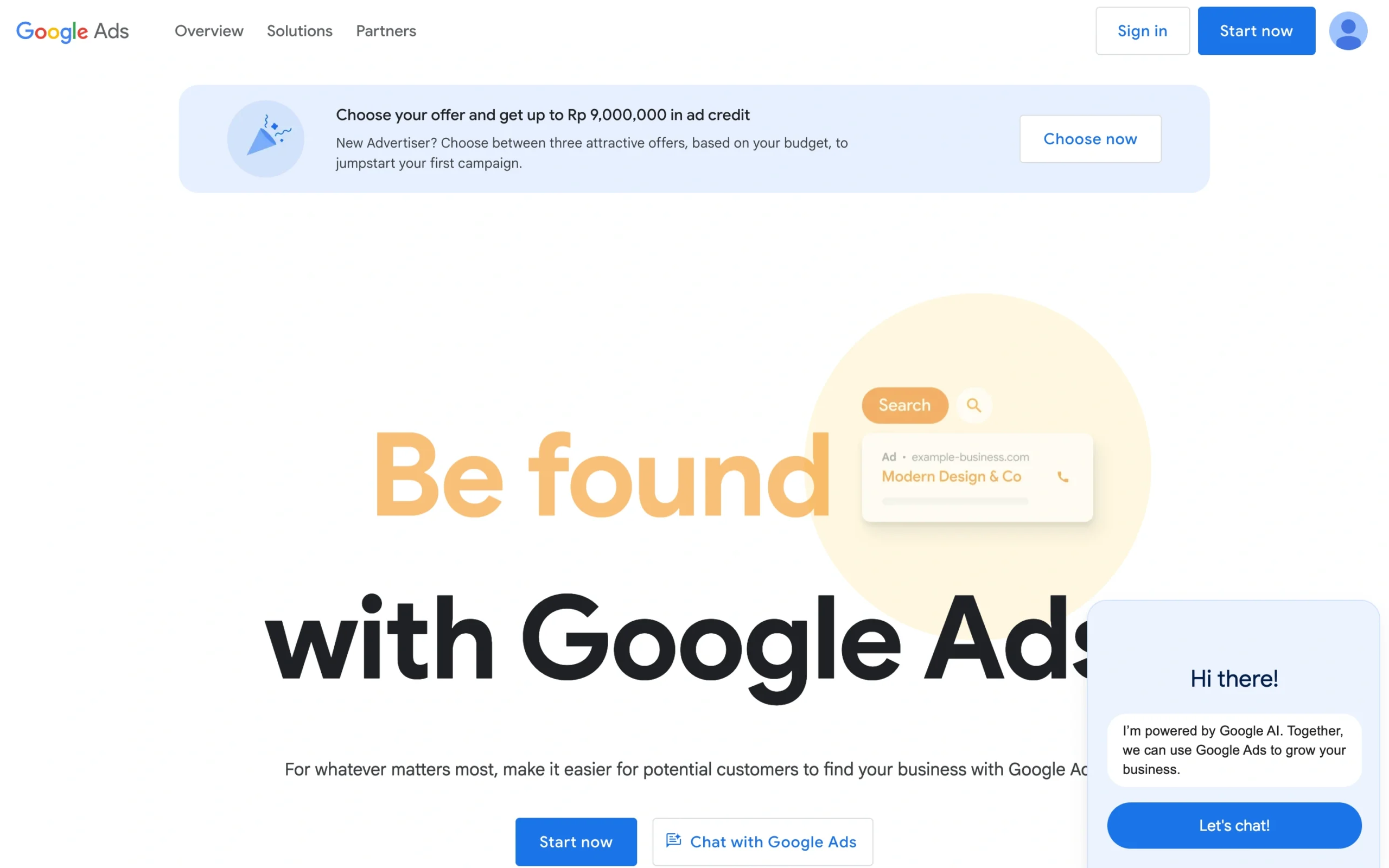 Dashboard Google Ads