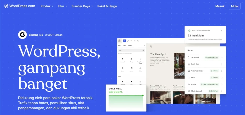 Rekomendasi 12 CMS Terbaik untuk Membuat  Website Profesional 1 CMS WordPress